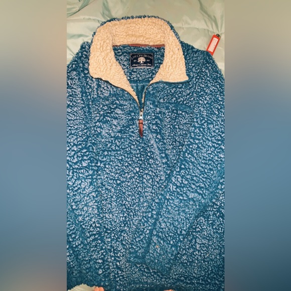 Blue Sherpa Sweatshirt.💙🍂 - Picture 2 of 2